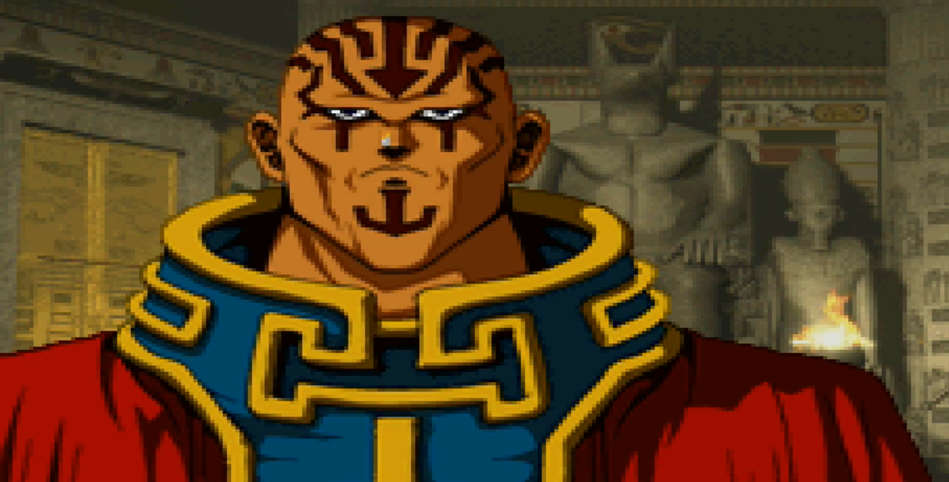 Labirinto antes do duelo contra Seto 2nd em Forbidden Memories