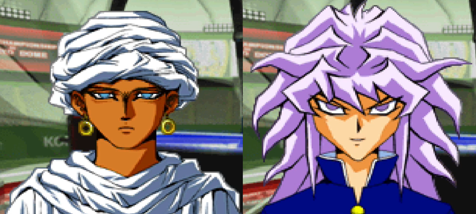 Duelos contra Shadi e Yami Bakura em Forbidden Memories